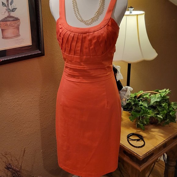 Orange Marvin Richards Dress, Size 8 - Picture 2 of 4